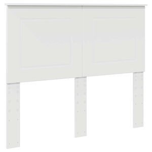 vidaXL Tête de lit Blanc 120 cm Bois d'ingénierie