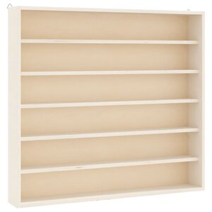 vidaXL Vitrine de collection en bois avec 6 étagères 60x8 5x55 cm