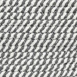 vidaXL Panier à linge gris et blanc Ø55x36 cm coton