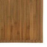 vidaXL Tapis rectangulaire marron 70x500 cm bambou