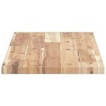 vidaXL Étagères flottantes 2 Pièces 80x30x2 cm acacia massif non traité
