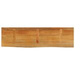 vidaXL Dessus de table à bord vivant 110x40x3 8cm bois massif manguier