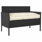 vidaXL Coussin Crème 120 x 60 x 12 cm Tissu Oxford