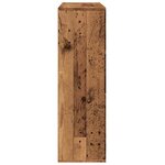 vidaXL Armoire à livres vieux bois 98x29x97 5 cm