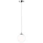 Suspension galacta ip44 max. 20w e27 à équiper satiné/chromé