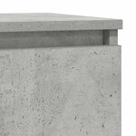 vidaXL Buffet gris béton 29 5x34x76 cm bois d'ingénierie