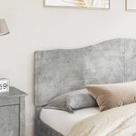 vidaXL Tête de lit Gris béton 180 cm Bois d'ingénierie