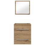 vidaXL Cabinet de salle de bain 41 x 38.5 x 48 cm Bois d'ingénierie
