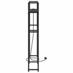 vidaXL Headboard de Rangement avec Station de Charge Chêne noir 75 cm