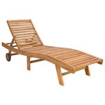 vidaXL Transat Polyester Marron et taupe