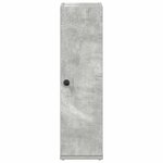 vidaXL Meuble de salle de bain avec porte-rouleau gris béton