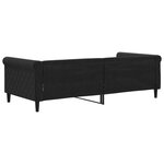 vidaXL Lit de repos sans matelas noir 90x200 cm velours