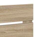vidaXL Tête de lit Chêne Sonoma 90 cm Bois d'ingénierie