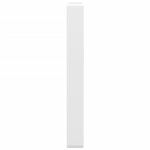 vidaXL Supports d'étagères pour lavabo 2 Pièces blanc trapèze acier