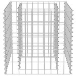 vidaXL Lit surélevé à gabion Acier galvanisé 50x50x50 cm