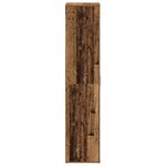vidaXL Cabinet à chaussures Marron 80 x 39 x 180 cm Bois d'ingénierie