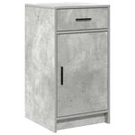 vidaXL Buffet Gris béton 40 x 40.5 x 75 cm Bois d'ingénierie