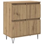 vidaXL Buffets 2 Pièces chêne artisanal