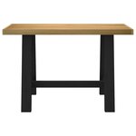 vidaXL Bureau NOAIN pieds en forme de A 120x50x75 cm bois massif pin