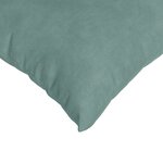 vidaXL Coussins de canapé 2 Pièces Vert Mer 80 x 40 cm