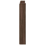 vidaXL Tête de lit Chêne brun 160 x 16 5 x 103 5 cm Bois d'ingénierie