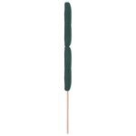 tête de lit LED vidaXL vert foncé 100 cm en velours