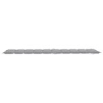 vidaXL Chaise longue de jardin avec coussin Bois d'acacia solide