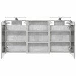vidaXL Ensemble de Meubles de Salle de Bain 3 Pièces 120 x 10 5 x 60 5 cm