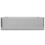vidaXL Lavabo 41 x 30 x 12 cm Céramique Argenté
