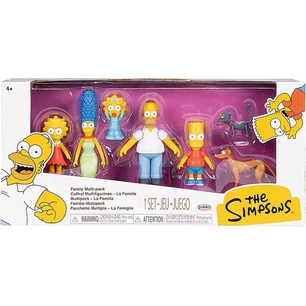 Coffret 5 figurines The Simpsons 6 cm