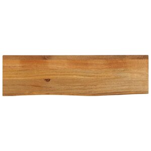 vidaXL Dessus de table à bord vivant 120x30x3 8cm bois massif manguier