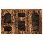 vidaXL Buffet Chêne fumé 100 x 35 x 59 cm Bois d'ingénierie