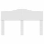 vidaXL Tête de lit Blanc 150 cm Bois d'ingénierie