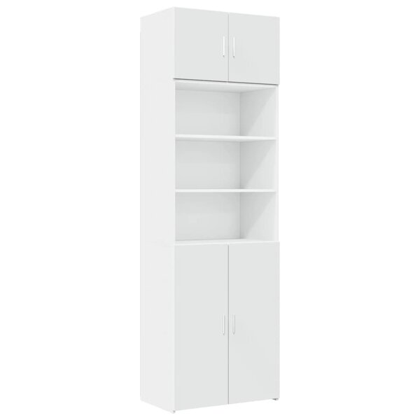 vidaXL Armoire de rangement blanc 70x42 5x225 cm bois d'ingénierie