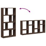 vidaXL Bibliothèque chêne marron 60x20x120 5 cm bois d'ingénierie