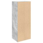 vidaXL Bibliothèque gris béton 31x24x77 cm bois d'ingénierie