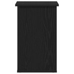 Meuble de rangement vidaXL Noir Chêne 35x35x55 cm Bois d'ingénierie