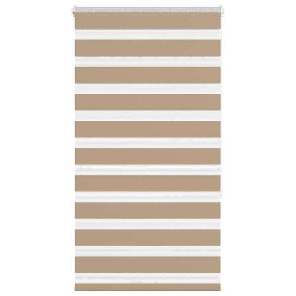 vidaXL Store zèbre marron sable largeur du tissu 65 9 cm polyester