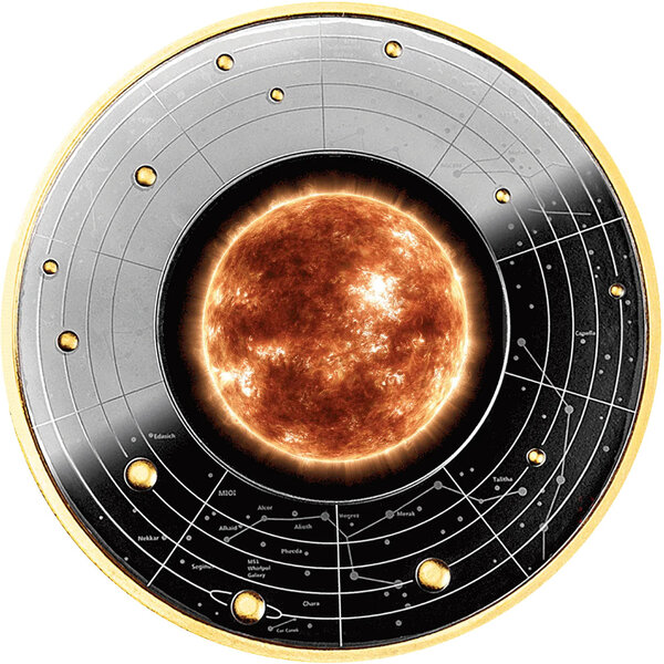 Monnaie SUN LIKE STAR Life Cycle of Stars Argent 500 Francs Cameroon 2026 (PRÉCOMMANDE)