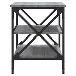 vidaXL Meuble TV Sonoma gris 60x40x50 cm Bois d'ingénierie