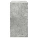 vidaXL Bureau Gris béton 100 x 40 x 76 cm Bois d'ingénierie