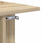 vidaXL Table d'appoint Chêne Sonoma 35 x 40 x 55 cm Bois d'ingénierie