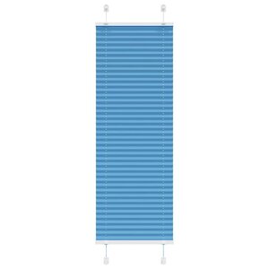 vidaXL Store plissé bleu 40x150 cm largeur du tissu 39 4 cm polyester