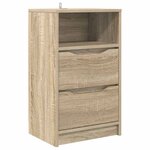 vidaXL Table de chevet Chêne Sonoma 40 x 30 x 467 cm Bois d'ingénierie