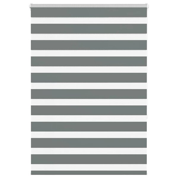 vidaXL Store zèbre gris foncé largeur du tissu 110 9 cm polyester