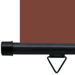 vidaXL Auvent latéral de balcon 165x250 cm Marron
