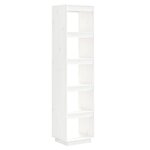 vidaXL Bibliothèque/Séparateur de pièce Blanc 40x35x167 cm Pin solide