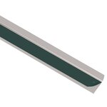 vidaXL Nez de marche Forme en L 15 pcs Aluminium 100 cm Champagne