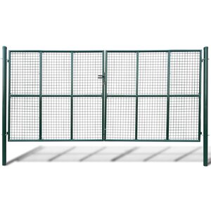 vidaXL Portillon Maille 415 x 225 cm / 400 x 175 cm
