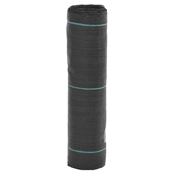 vidaXL Membrane anti-mauvaises herbes noir 0 5x150 m PP